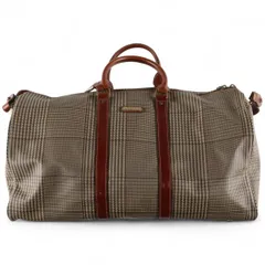 古着 ラルフローレン Ralph Lauren POLO RALPH LAUREN チェック柄 千鳥格子柄 2WAY ボストンバッグ/gvb000007