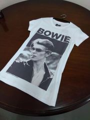 David Bowie / デヴィッド・ボウイ 正規品ロックTシャツ（新品） レディースL