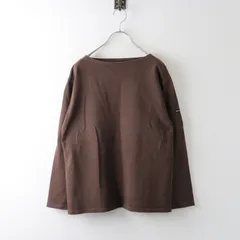 定番 人気アイテム セントジェームス SAINT JAMES ウェッソン コットン バスクシャツ SM/ブラウン トップス【2400014054354】のサムネイル