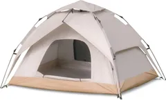 【サインキングダム 】ワンタッチテント 4人用 防水 キャンプテント ポップアップテント South Light テント 簡単設営 防風防水 通気性に優れ 多機能 軽量 お花見 防災 登山 釣り 収納バック付き キャンプ アウトドア tent outdoor