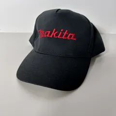 新品未使用 M&M マキタロゴ キャップ 黒赤 マキタ「makita キャップ」黒 帽子 ブラック 赤刺繍｜Yahoo