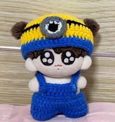 bts10cm ジョングク グクトゥギ 着せ替え服 ニットミニイエローマンぬい服  #BTS #バンタン #ジョングク #グク #トゥギ #モックニム #ぬいぐるみ #10㎝ぬい服
