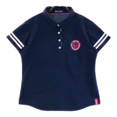 サイズ：2 23区GOLF ニジュウサンクゴルフ  半袖ポロシャツ  ネイビー系 [240101227248]# ゴルフウェア レディース ストスト