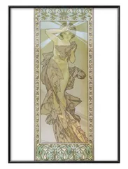 Alphonse Mucha アルフォンス・ミュシャ「明けの明星」 額装品 Alphonse Mucha アルフォンス・ミュシャ「明けの明星」 額装品
