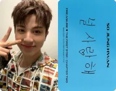 【中古】コレクションカード(男性) TREASURE/ソ・ジョンファン/裏面印刷メッセージ入り/CD「THE FIRST STEP：CHAPTER TWO」(BLACK Ver.)封入特典セルフィフォトカード