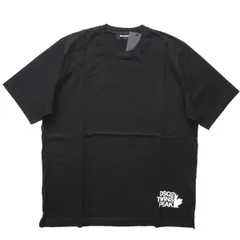 2023◆ DSQUARED2 ◆ディースクエアード2◆DSQ2 TWINS PEAK ロゴ Tシャツ◆ブラック 黒◆Mサイズ◆半袖 クルーネック オーバーサイズ【新品・未使用・正規品】