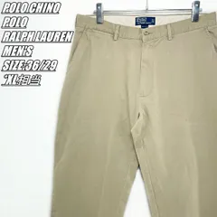 【US古着】POLO RALPH LAUREN　POLO CHINO　ポロラルフローレン　ポロチノ　チノパン　メンズ　サイズ表記36/29　XL相当　ベージュ