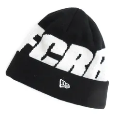 エフシーレアルブリストル F.C.Real Bristol FCRB × ニューエラ NEW ERA  BIG LOGO CUFF KNIT ビーニー ニット帽 帽子 FCRB-202080 ブラックのサムネイル