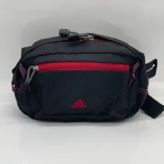 BN6414●adidas アディダス ボディバッグ ウエストバッグ ブラック/レッド