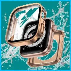 【在庫セール】5 4 対応 6 44mm Series ケース 2 SE in Watch 1 前後の保護 Apple 二重構造 カバー 耐衝撃 iWatch 防水 一体型 アップルウォッチ ケース 44mm 【フルカバー保護】Kawoco ローズゴールド