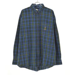 【CHAPSRALPHLAUREN】チェック柄ボタンダウン長袖シャツ