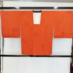 正絹　道行コート　身丈77㎝　裄64㎝　２０－２４９６