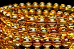 希少メキシコ産◇天然琥珀 レッドブルーアンバー 6mm ブレスレット 1個売り パワーストーン 天然石 _BG4966-6