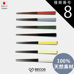 種類8：レッド/23cm 箸 八角箸 夫婦箸 カトラリー 食器 ギフト おしゃれ 高級 木製 天然木 | 21cm 23cm ブラウン 八角 香川漆器 漆塗り 日本製 国産 職人 | 海外 手土産 モダン 来客用 ナチュラル ペア セット | 結婚祝い 新築祝