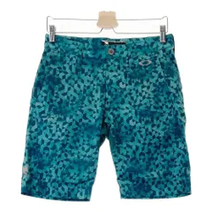 サイズ：30 OAKLEY オークリー  ハーフパンツ スカル 総柄 グリーン系 [240101353838]# ゴルフウェア メンズ ストスト