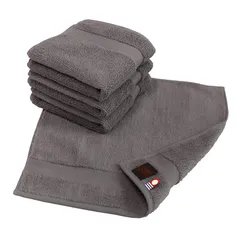 【新着商品】今治タオル 認定 ハンカチタオル hiorie(ヒオリエ) HOTEL'S Grand ホテルズ グラン 4枚セット チャコール 日本製 最高級超長綿 瞬間吸水 厚手 コットン100％ ホテル仕様