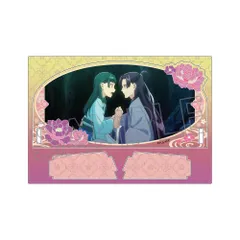 薬屋のひとりごと 斜めに飾れるアクリルスタンド Vol.2 猫猫&壬氏B(紫) 薬屋 グッズアクリルスタンド スタンド アクスタ