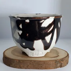 市野清治作～丹波立杭焼～焼締片口深鉢