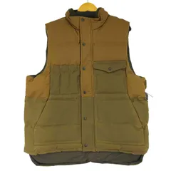 美品 希少フィルソン レザー&コットン ダウンベスト⭐️渋カッコいい