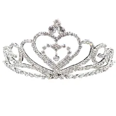 子供用 ティアラ H-069 カチューシャ 髪飾り 結婚式 発表会 舞台 ヘアアクセ アクセサリー プリンセス[定形外郵便、送料無料]