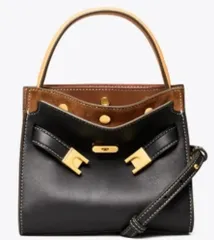 【美品】トリーバーチ ハンドバッグ リーラジウィルラージ デニム インディゴ 美品 TORY BURCH トリーバーチ リーラジウィルラージデニムバッグ