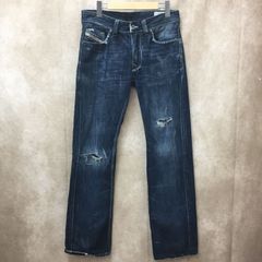 ディーゼル DIESEL デニムパンツ LARKEE ジーンズ W30L32 ダメージ加工