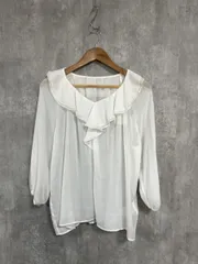 美品 Rope Picnic ロペピクニック ブラウス シャツ sizeM/白 ■◇ レディース