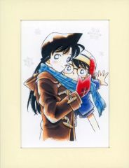 名探偵コナン 青山剛昌先生描き下ろし 複製原画色紙 100巻記念 灰原哀 名探偵コナン 青山剛昌先生描き下ろし 複製原画色紙 100巻記念 灰原哀