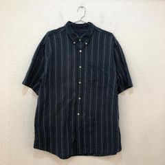 アーノルドパーマー Arnold Palmer ストライプ 半袖シャツ【XL】