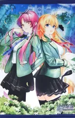 【中古】タペストリー アニエス・クローデル＆レン・ブライト さがら梨々先生描き下ろし!WスエードB2タペストリー 「PS4ソフト 英雄伝説 黎の軌跡」 WonderGOO予約特典