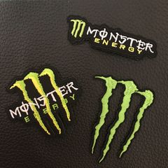 モンスターエナジー 刺繍 アイロンワッペン 3枚セット