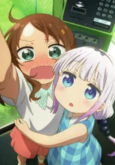 小林さんちのメイドラゴン さみしがりやの竜 来場者特典 メッセージ付きフォト風イラストカード(才川、カンナ) 2週目