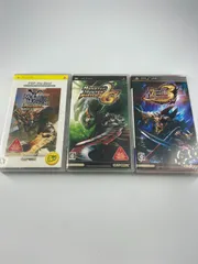 PSP　3本セット　モンスターハンターポータブル 1st 2nd G 3rd