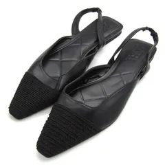 ザラ パンプス ミュール バックストラップ シューズ 靴 レディース 40サイズ ブラック ZARA 【中古】