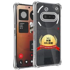 Fierymoto Nothing Phone 3a ケース クリア Phone 3a 用 カバー 透明 MIL規格 耐衝撃 黄変防止Nothing Phone3a 用 ケース 手帳型 ワイヤレス充電対応 SGS認証 透明 ケース スレ傷防止 四隅滑り止 散熱