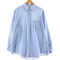 古着 80~90年代 ブルックスブラザーズ Brooks Brothers MAKERS 長袖 コットンストライプシャツ USA製 メンズXL相当/eaa527815