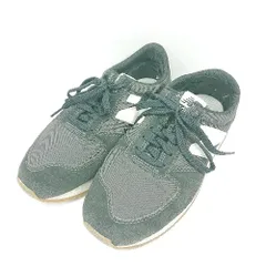 ◇ Θ NEW BALANCE ブランドロゴ入り ローカットスニーカー サイズ23 ブラック ホワイト レディース E  【1503060025185】のサムネイル