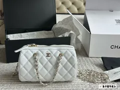 【今日特価】Chanel 25P ボウリングバッグ エレガントブラック＆ホワイト