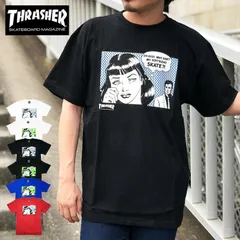 スラッシャー Tシャツ THRASHER ブランド メンズ レディース ブラック ホワイト ボーイフレンド BoyFriend TEE SUPREME シュプリーム トップス スケート ストリート