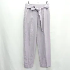◇ ◎ green label relaxing グリーンレーベル リラクシング タックパンツ サイズ36 パープル系 レディース E  【1407180048294】