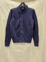 ストーンアイランド　カーディガン　ニットジャケット　ブルー　L STONE ISLAND(ストーンアイランド) CARDIGAN / NAVY BLUE