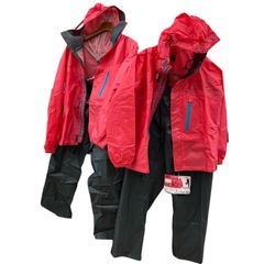 186000 現状品　2点まとめ売り　レディースレインスーツ　L,3L
