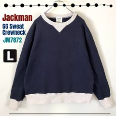 Jackman/ジャックマン★GG Sweat Crewneck/ジージースウェット クルーネック★ガラガラ紡績機で編まれた度詰スウェット★JM7872★メンズL  #2504A104