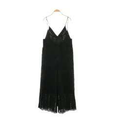 IENA レースオールインワン　ブラック 24SS サイズ38 WEB限定/追加6》レースオールインワン（つなぎ／オールインワン