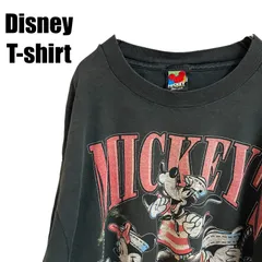 【人気のディズニー】90s MICKEY'S Yacht Club ミッキーマウス ヨットクラブ Tシャツ　ブラック　メンズ　ヴィンテージ