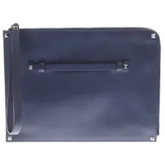 VALENTINO (ヴァレンチノ) スタッズ レザー クラッチバッグ ネイビー MY2P0635VH3のサムネイル