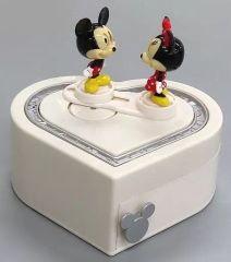 [Used] Mickey & Minnie Music Jewelry Box "Disney"
