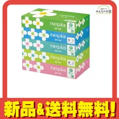 ネピア ネピネピティシュ ボックスティッシュ 300枚(150組)× 5箱パック のサムネイル