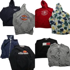 古着卸 まとめ売り ブランドMIX スウェット 8枚セット (メンズ S /M ) ディッキーズ トミー LEE エレッセ リーバイス 中古 古着 MY8716