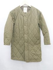 ◇ Spick and?Span キルティング ジップアップ ノーカラー 長袖 ブルゾン ジャンパー サイズ36 カーキ系 レディース P  【1302060008040】